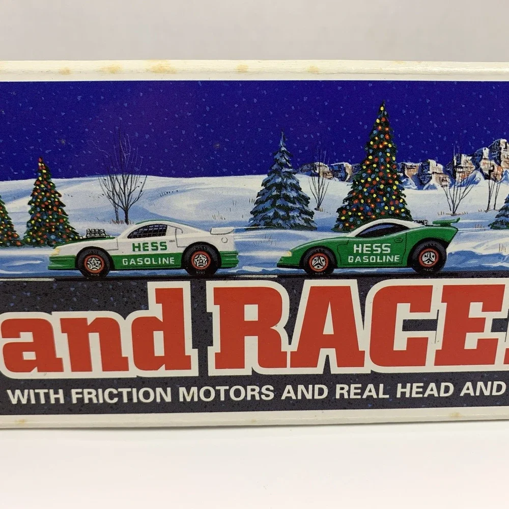RARE Vintage 1997 HESS Toy Truck and Racers -‎ NEW In Original Box